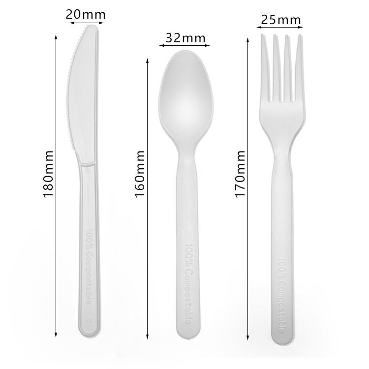 biodegradable cutlery set size biodegradable cutlery set size